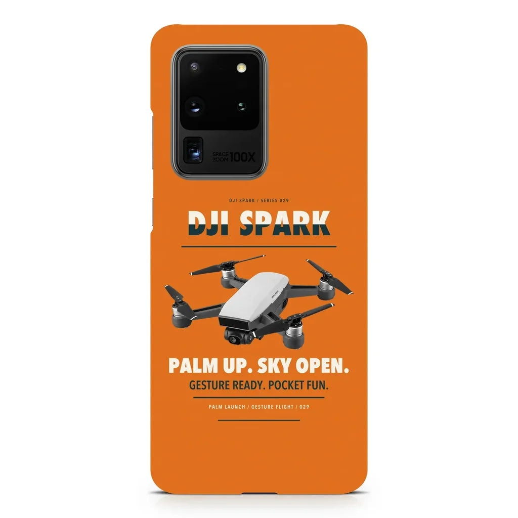 DJI Spark design on samsung case - orange