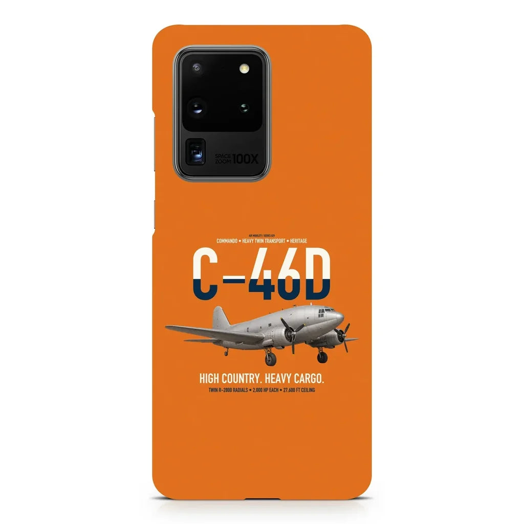 C-46D Commando design on samsung case - orange