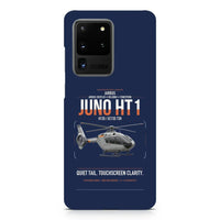 Thumbnail for Airbus H135 Juno HT1 design on samsung case - navy blue