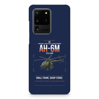 Thumbnail for MD AH-6M Little Bird design on samsung case - navy blue