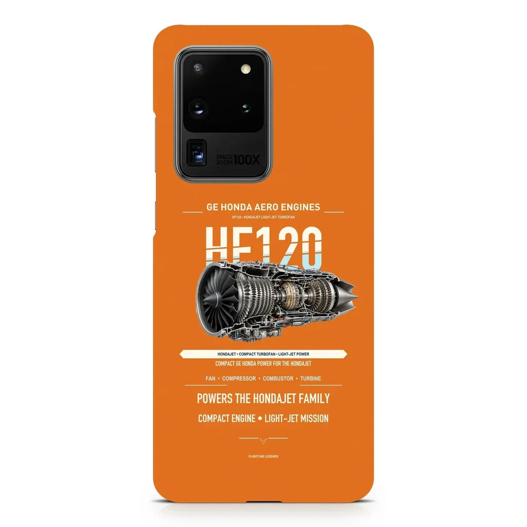 HF120 design on samsung case - orange