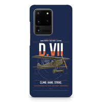Thumbnail for Fokker D.VII design on samsung case - navy blue