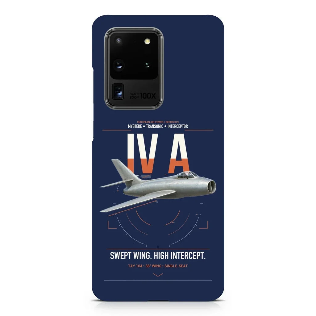 Dassault Mystère IV A design on samsung case - navy blue