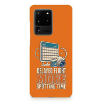 Thumbnail for Delayed Flight More Spotting Time design on samsung case - orange