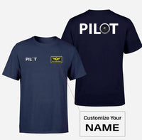 Thumbnail for Pilot & Jet Engine Designed Double-Side T-Shirts - view 15