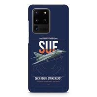 Thumbnail for Dassault Super Étendard design on samsung case - navy blue