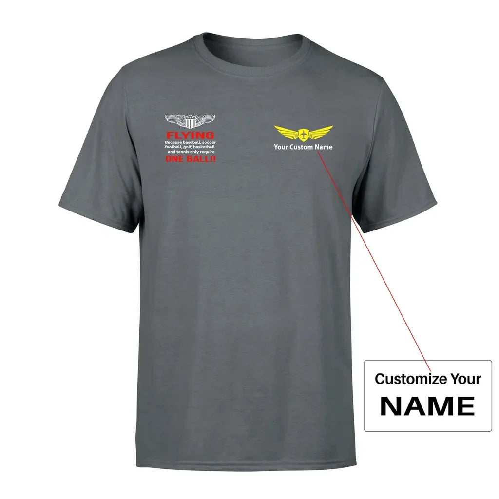 Customisable Flying One Ball T-Shirt - view 15