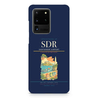 Thumbnail for Santander Airport SDR design on samsung case - navy blue