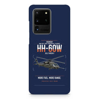 Thumbnail for Sikorsky HH-60W Jolly Green II design on samsung case - navy blue