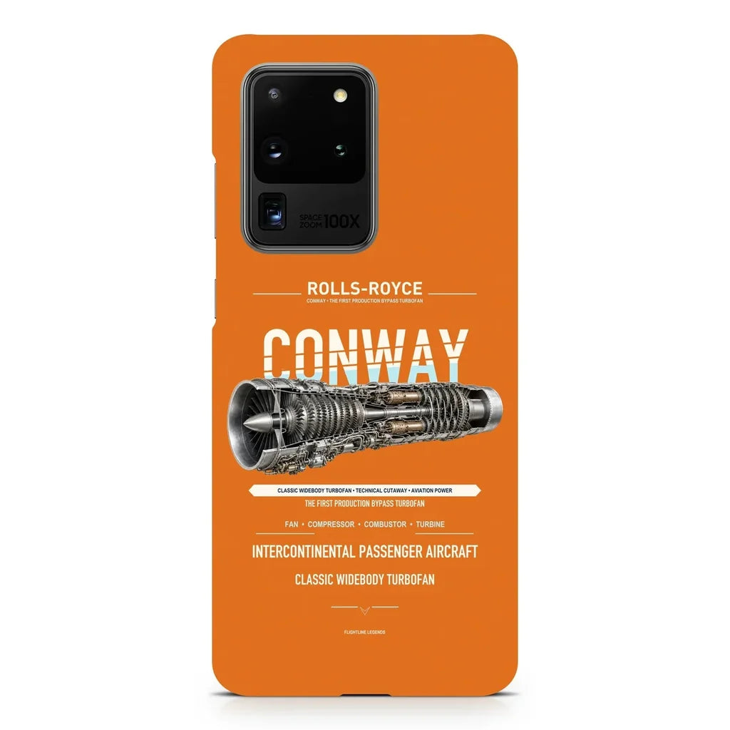 CONWAY design on samsung case - orange