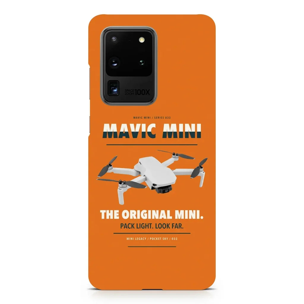 DJI Mavic Mini design on samsung case - orange