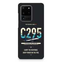 Thumbnail for Airbus C295 Firefighter design on samsung case - black
