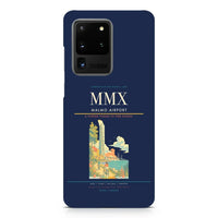 Thumbnail for Malmo Airport MMX design on samsung case - navy blue
