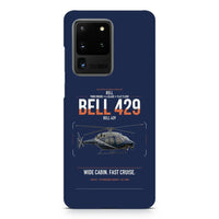 Thumbnail for Bell 429 design on samsung case - navy blue
