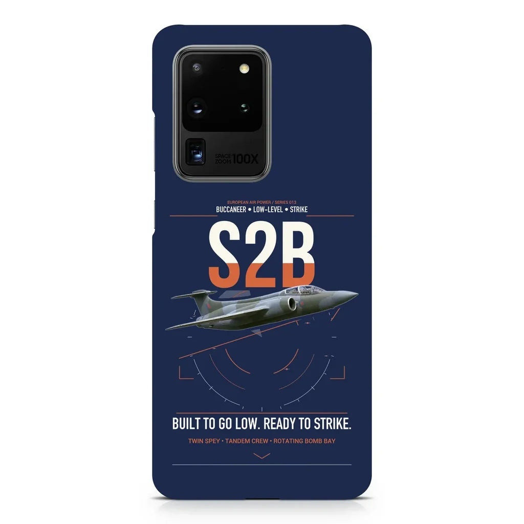 Blackburn Buccaneer S2B design on samsung case - navy blue