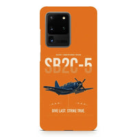 Thumbnail for SB2C-5 Helldiver design on samsung case - orange