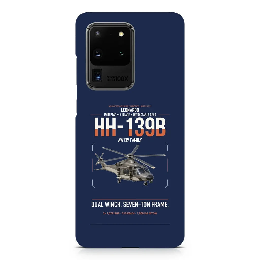 Leonardo HH-139B design on samsung case - navy blue