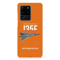 Thumbnail for Saab J 35F Draken design on samsung case - orange