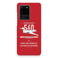 Thumbnail for Cessna Citation 560 - Citation V design on samsung case - red