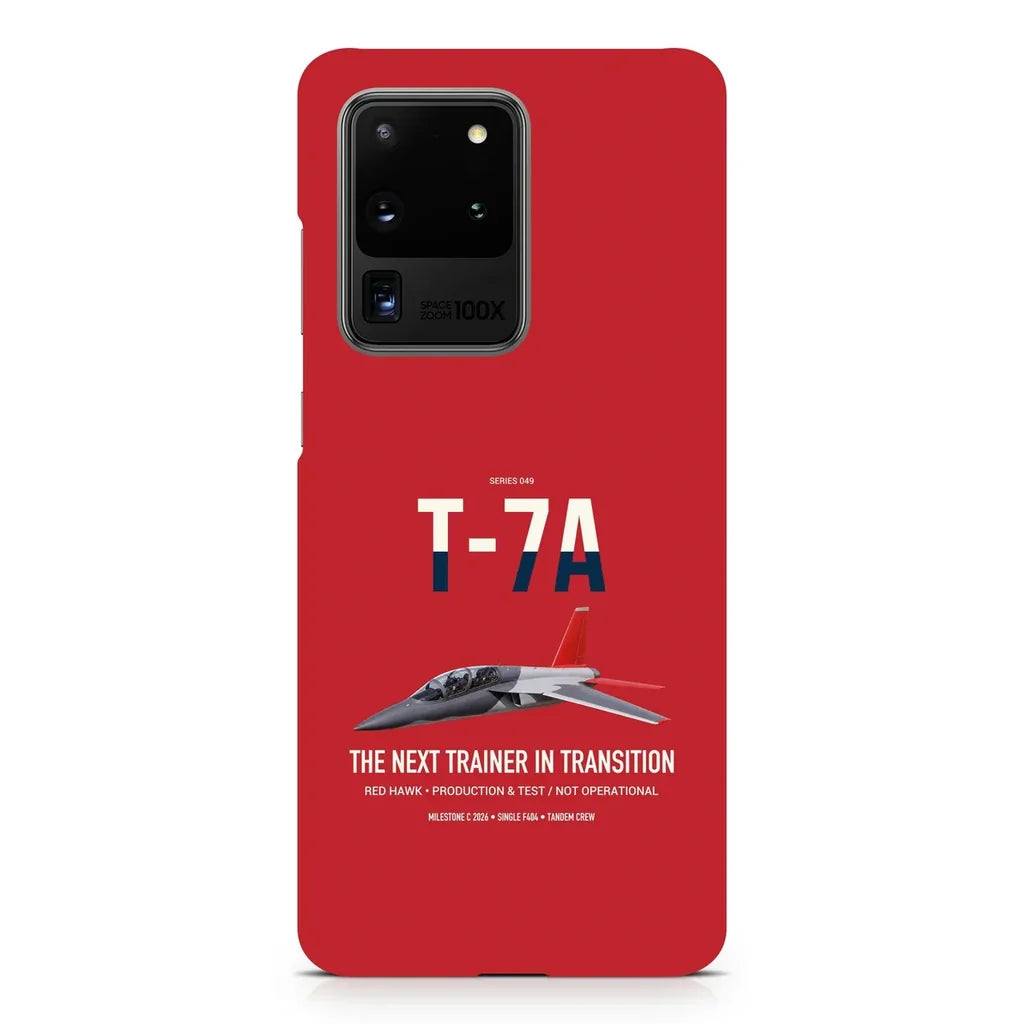 T-7A Red Hawk design on samsung case - red