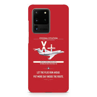 Thumbnail for Cessna Citation X+ design on samsung case - red