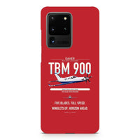 Thumbnail for Daher TBM 900 design on samsung case - red