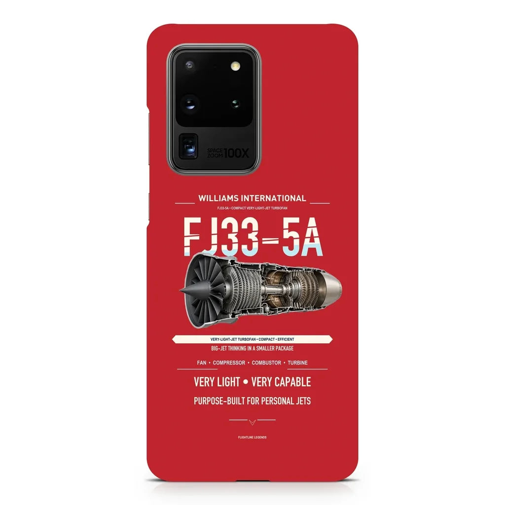 FJ33-5A design on samsung case - red