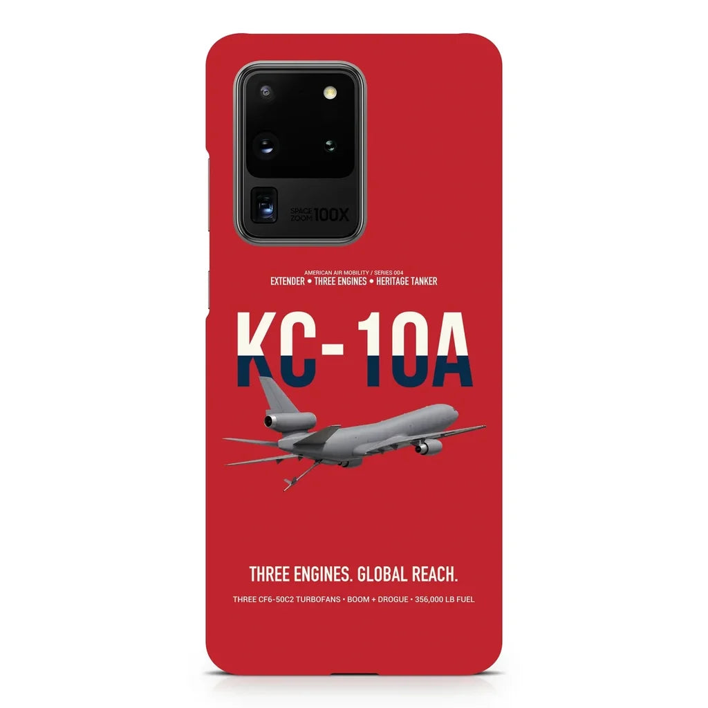 KC-10A EXTENDER design on samsung case - red