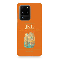 Thumbnail for Kalymnos Island National Airport JKL design on samsung case - orange