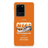 Thumbnail for Cessna 177B Cardinal design on samsung case - orange
