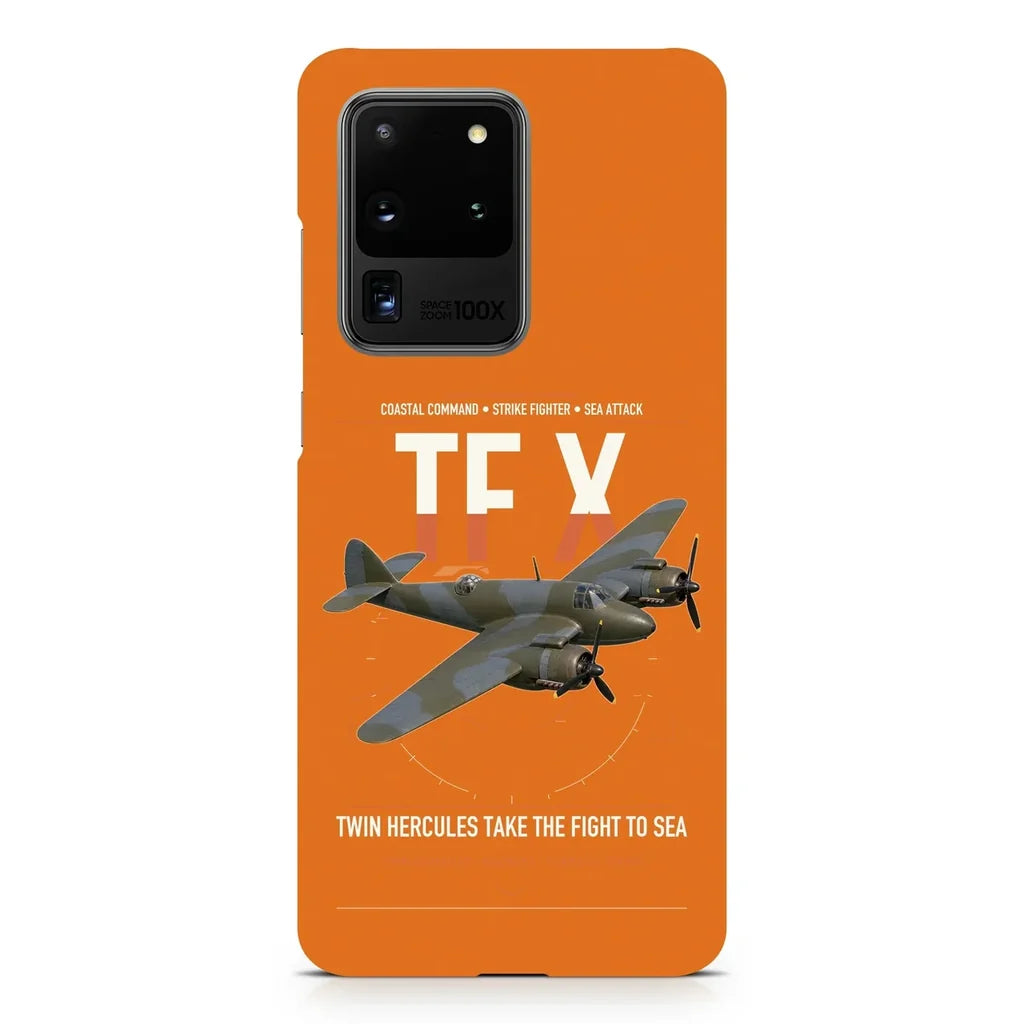 Bristol Beaufighter TF X design on samsung case - orange