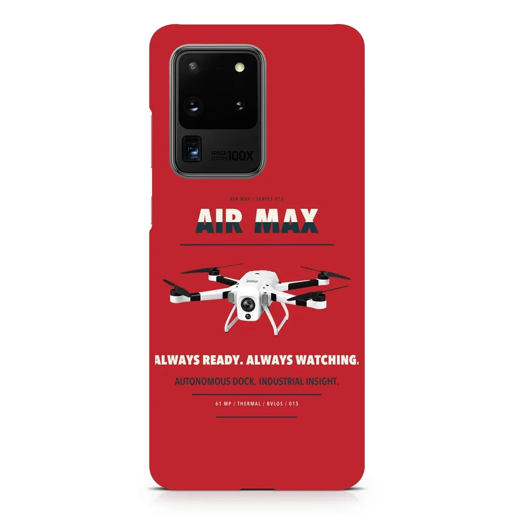 Percepto Air Max design on samsung case - red