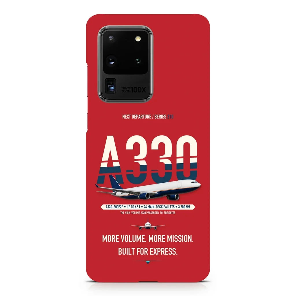 Airbus A330-300P2F design on samsung case - red