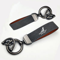 Thumbnail for Greater Bay Airlines Horseshoe Buckle key chain in gray