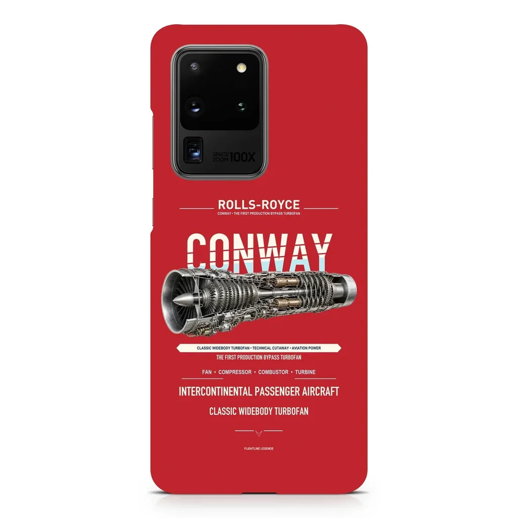 CONWAY design on samsung case - red
