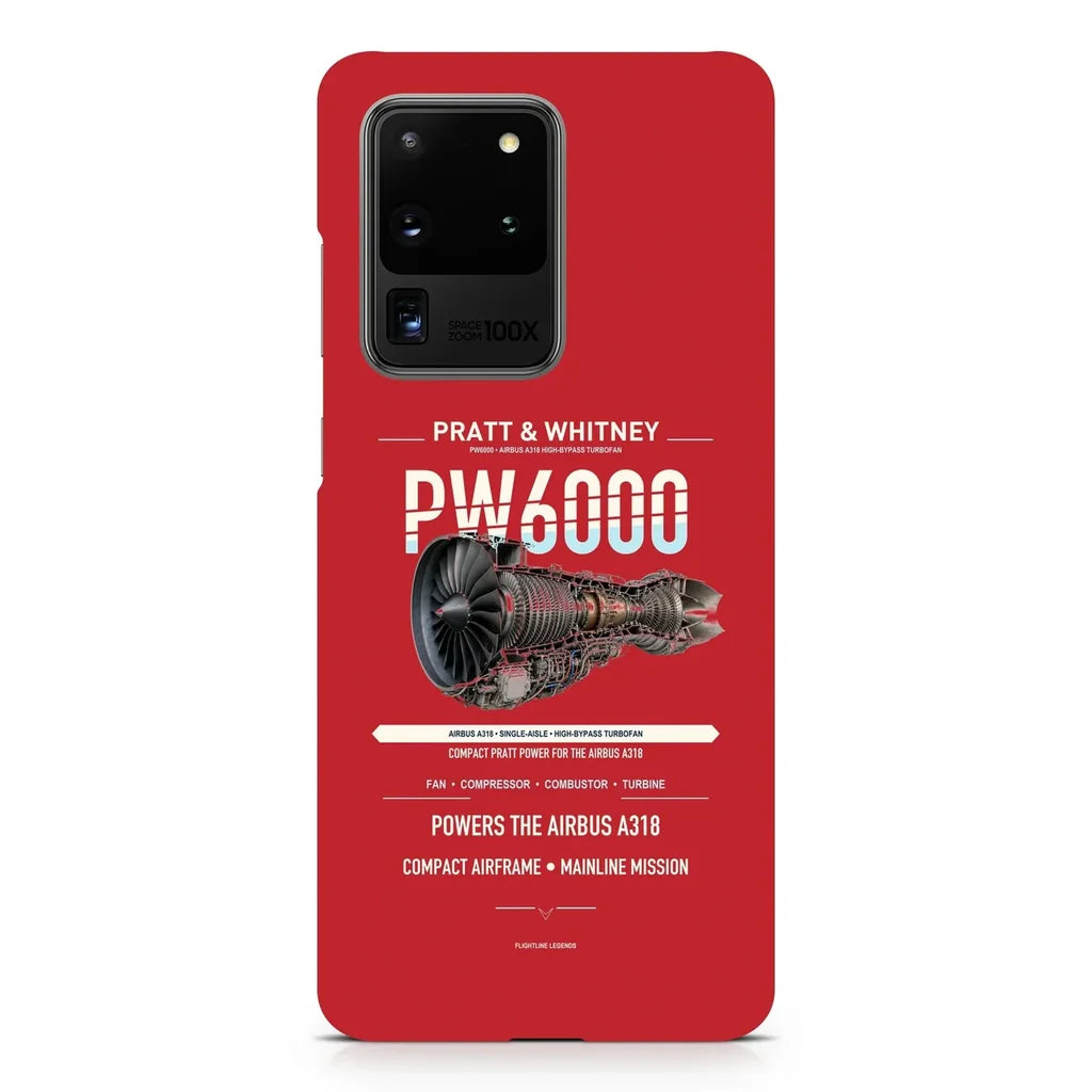 PW6000 design on samsung case - red