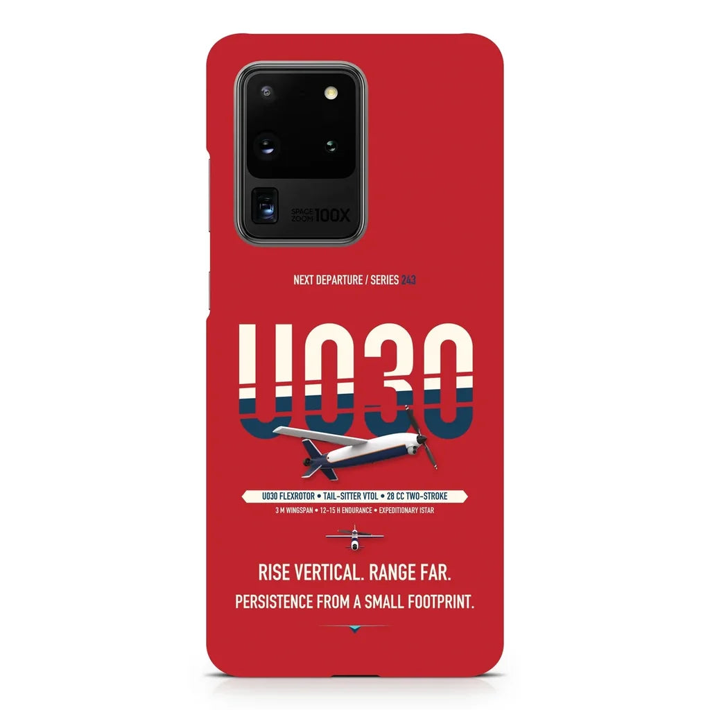 Airbus U030 Flexrotor design on samsung case - red
