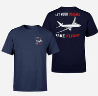 Thumbnail for Let Your Dreams Take Flight Designed Double-Side T-Shirts - view 16