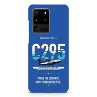 Thumbnail for Airbus C295 Firefighter design on samsung case - blue