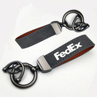 Thumbnail for FedEx Horseshoe Buckle key chain in gray