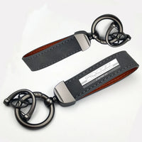 Thumbnail for DHL Aviation Horseshoe Buckle key chain in gray