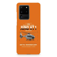 Thumbnail for Airbus H135 Juno HT1 design on samsung case - orange