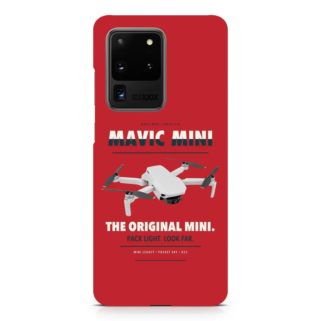 DJI Mavic Mini design on samsung case - red