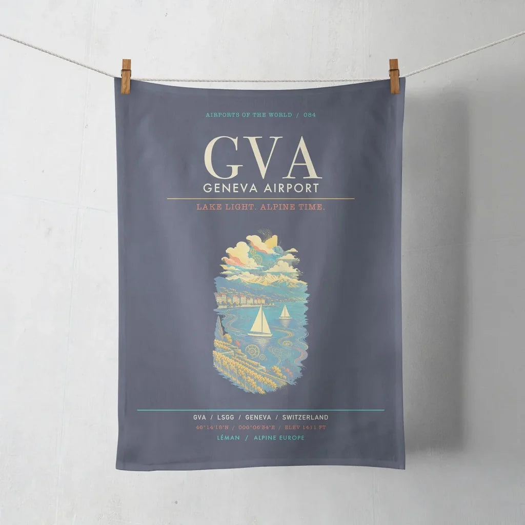 Geneva Airport GVA - Navy Blue