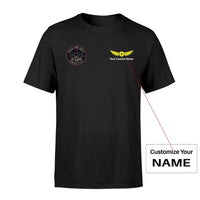Thumbnail for The Fighter Jet 16 Silhouette - Death From Above aviation design printed on soft cotton small-logo T-shirt.