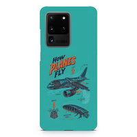 Thumbnail for How Planes Fly V2 design on samsung case - turquoise