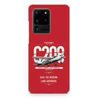 Thumbnail for Cessna 208 Caravan design on samsung case - red