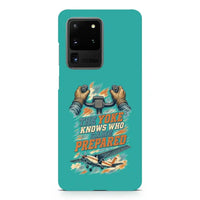 Thumbnail for The Yoke Knows Who Came Prepared design on samsung case - turquoise