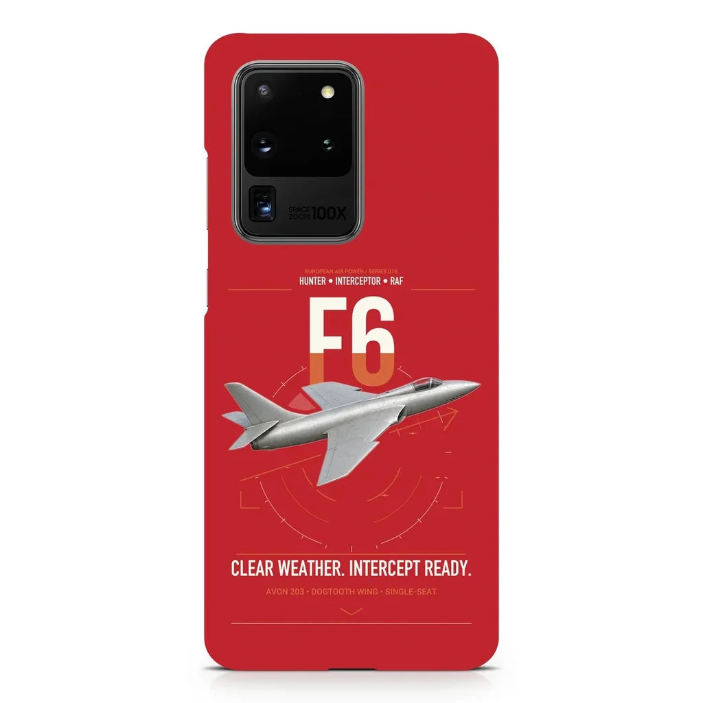 Hawker Hunter F6 design on samsung case - red