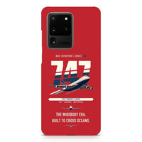 Thumbnail for Boeing 747-200B design on samsung case - red